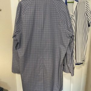 Turnbull and Asser blue plaid raincoat new size 46
